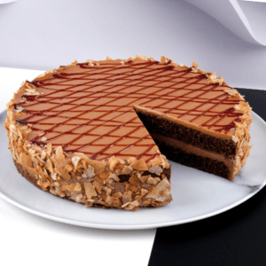 Caramel taart 12 punten (gesneden)